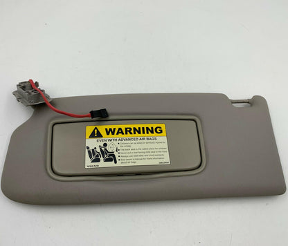 2005-2006 Volvo S50 Driver Sun Visor Sunvisor Gray Illuminated OEM C02B17082