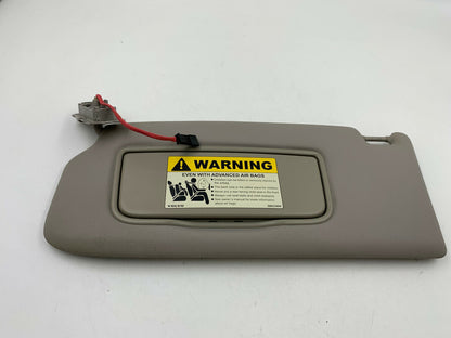 2005-2006 Volvo S50 Driver Sun Visor Sunvisor Gray Illuminated OEM C02B17082