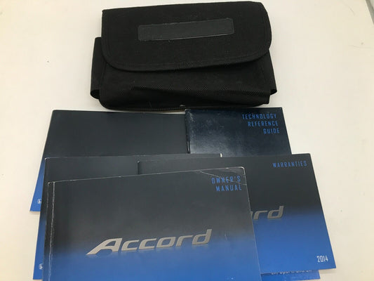 2014 Honda Accord Sedan Owners Manual Set with Case OEM E02B21024