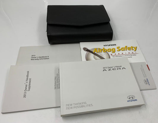 2013 Hyundai Azera Owners Manual Set with Case OEM D04B38089