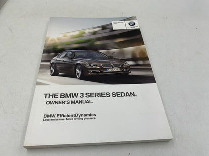 2014 BMW 3 Series Owners Manual Set with Case OEM C01B05048