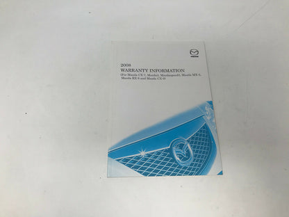 2008 Mazda CX7 CX-7 Owners Manual Set with Case OEM B03B07040