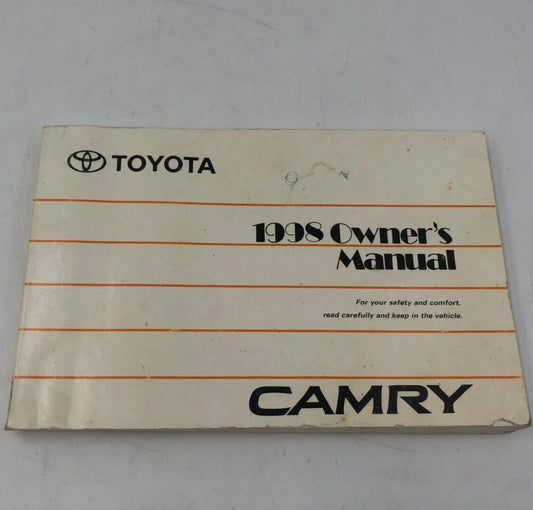 1998 Toyota Camry Owners Manual OEM F01B17027