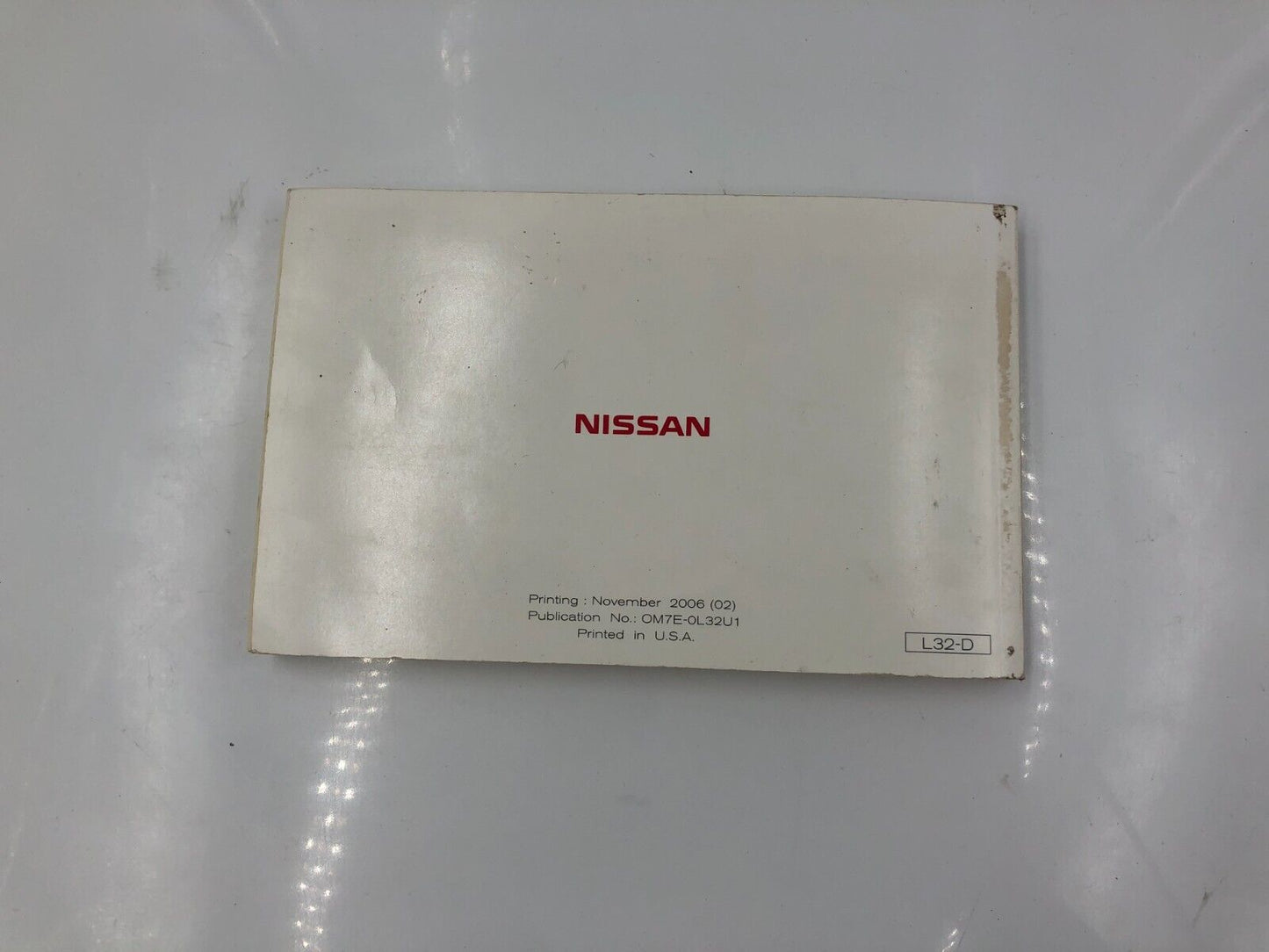 2007 Nissan Altima Owners Manual Set with Case OEM A01B37025