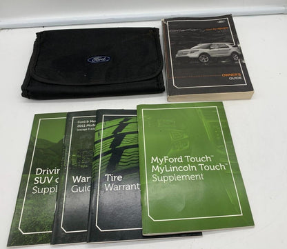 2011 Ford Explorer Owners Manual Set with Case OEM B03B32013