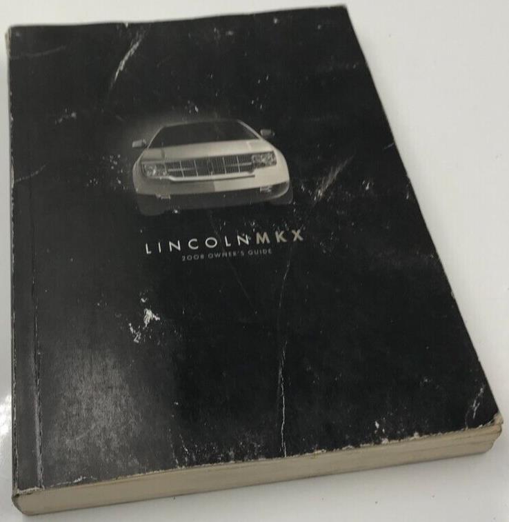 2008 Lincoln MKX Owners Manual OEM D03B58008