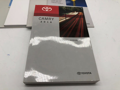 2016 Toyota Camry Owners Manual Set with Leather Case OEM B04B22026