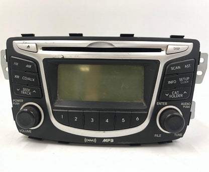 2012-2013 Hyundai Accent AM FM Radio CD Player Receiver OEM B01B32050