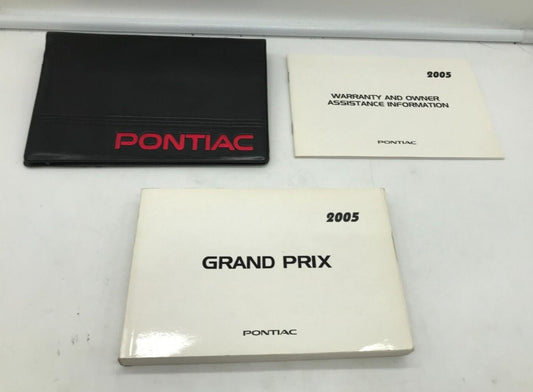 2005 Pontiac Grand Prix Owners Manual Set with Case OEM E04B34033