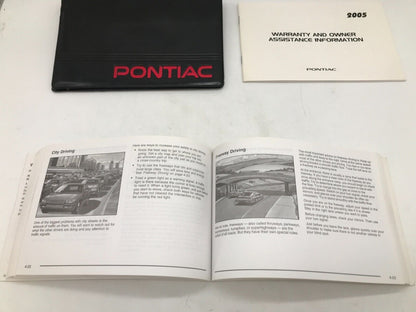 2005 Pontiac Grand Prix Owners Manual Set with Case OEM E04B34033