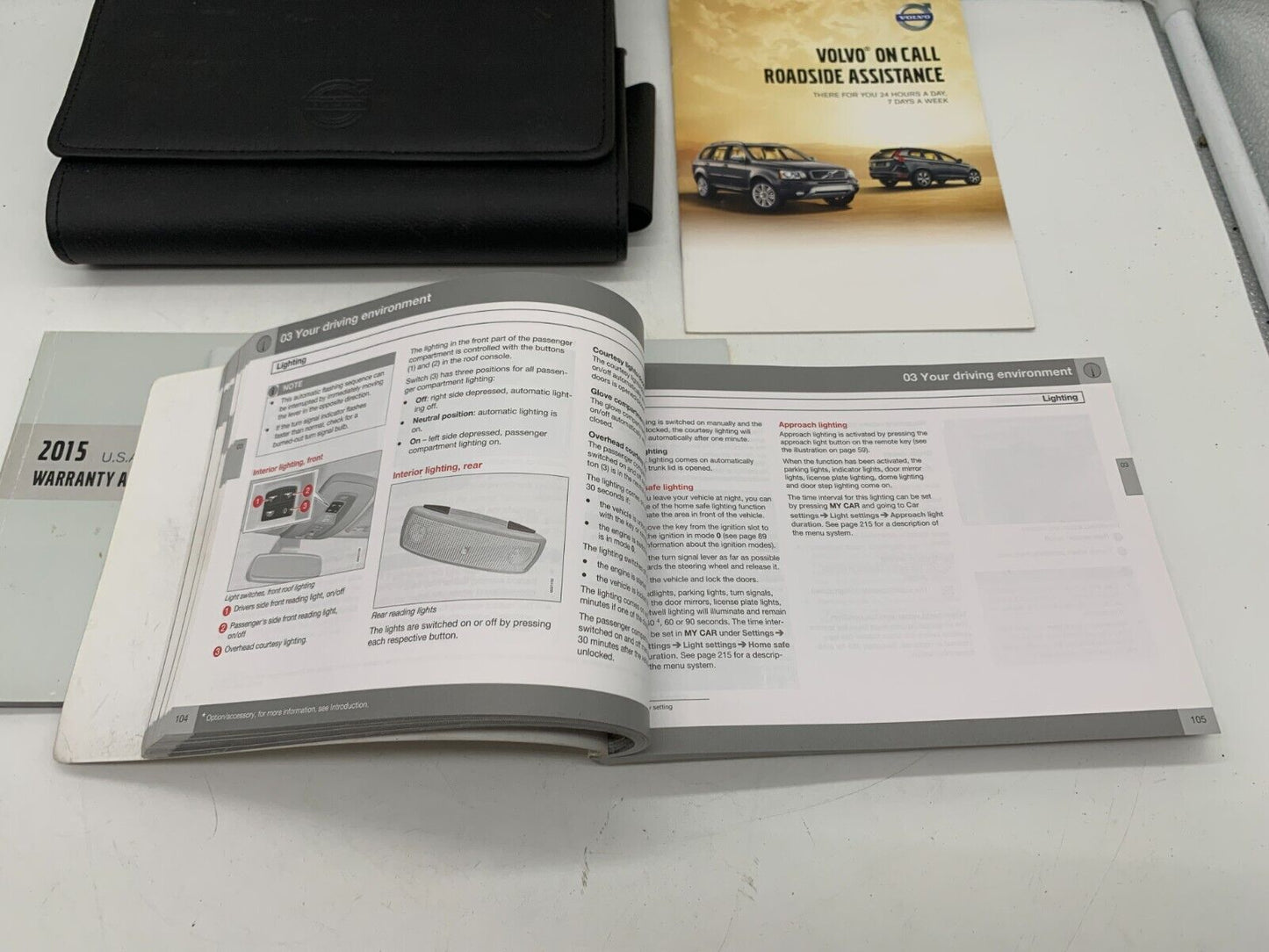 2015 Volvo S60 S 60 Owners Manual Set with Case OEM B03B38009