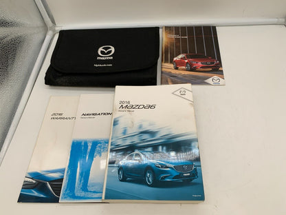 2016 Mazda 6 Owners Manual Set with Case OEM D01B60007