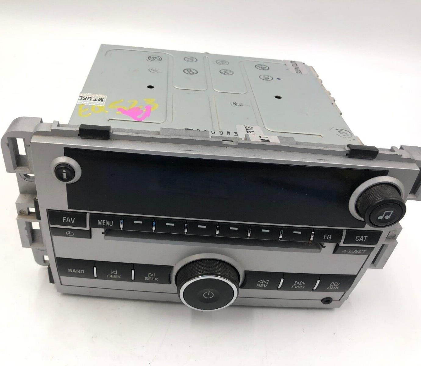 2009 Chevrolet Equinox AM FM CD Player Radio Receiver OEM C03B53018