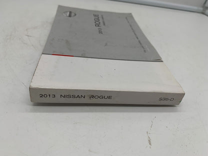 2013 Nissan Rogue Owners Manual OEM F01B60006