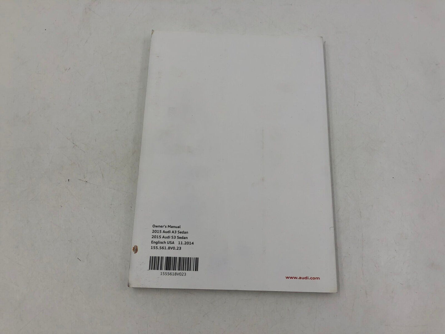 2015 Audi A3 Owners Manual Handbook Set with Case OEM B04B69005