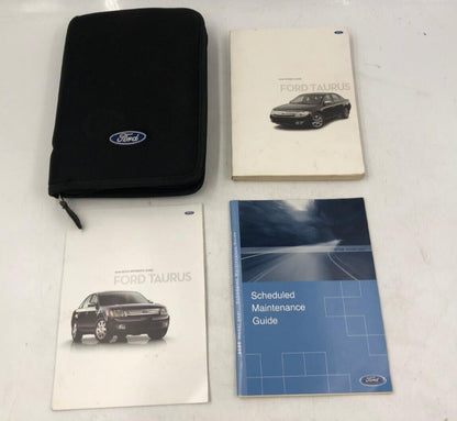 2008 Ford Taurus Owners Manual Handbook Set with Case OEM A04B28039