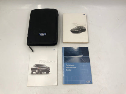 2008 Ford Taurus Owners Manual Handbook Set with Case OEM A04B28039