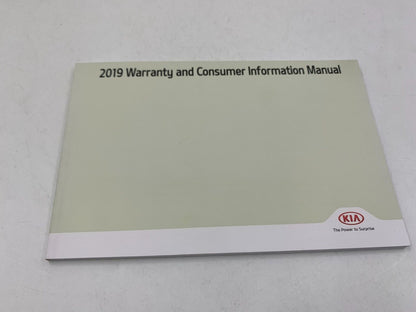 2019 Kia Forte Owners Manual Set with Case OEM D03B61008