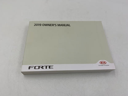 2019 Kia Forte Owners Manual Set with Case OEM D03B61008