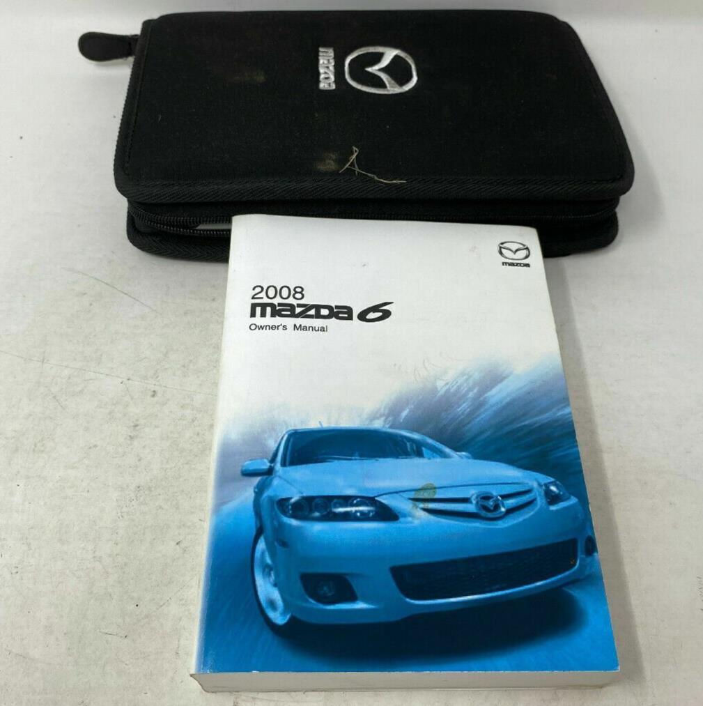 2008 Mazda 6 Owners Manual with Case OEM C01B10084