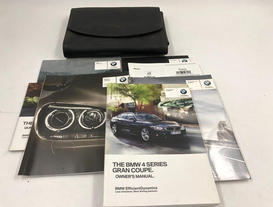 2015 BMW 4 Series Gran Coupe Owners Manual Set with Case OEM E02B12044