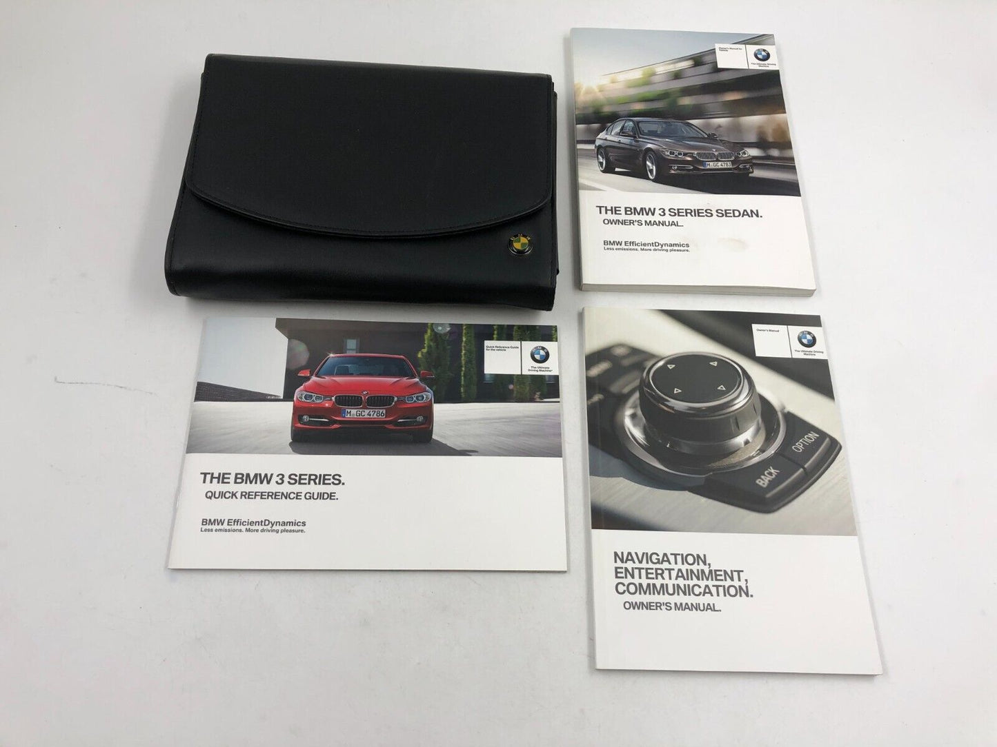 2013 BMW 3 Series Owners Manual Set with Case OEM B01B05015