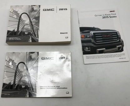 2015 GMC Sierra 1500 Owners Manual Set OEM D01B56054