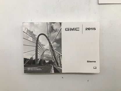 2015 GMC Sierra 1500 Owners Manual Set OEM D01B56054