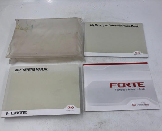 2017 Kia Forte Owners Manual Set with Case OEM B02B33059