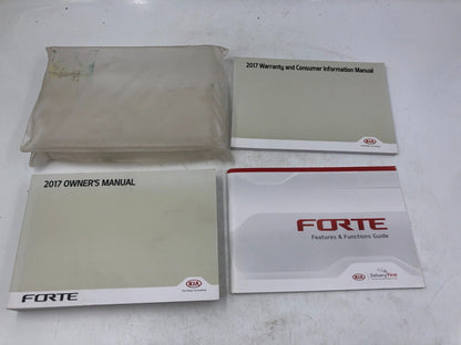 2017 Kia Forte Owners Manual Set with Case OEM B02B33059