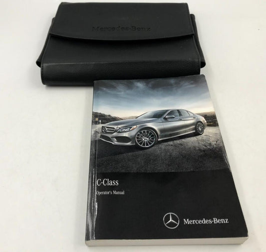 2016 Mercedes-Benz C-Class Owners Manual Set with Case OEM B03B35024