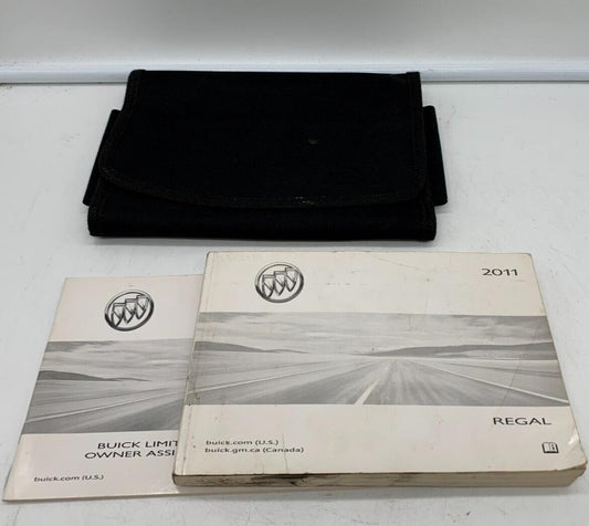 2011 Buick Regal Owners Manual Set with Case OEM B01B54040