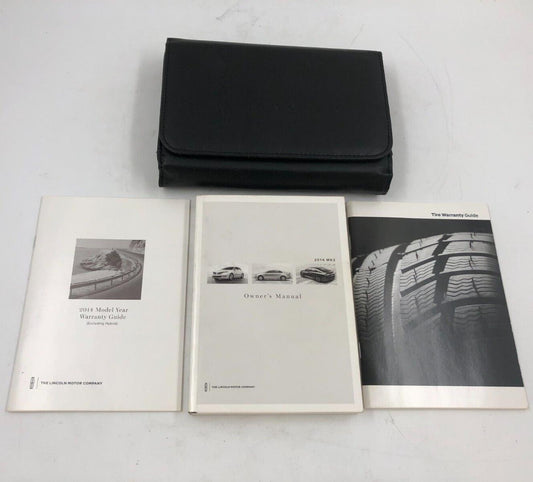 2014 Lincoln MKZ Owners Manual Set with Case OEM B02B44054