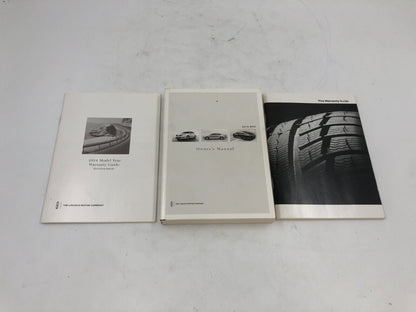 2014 Lincoln MKZ Owners Manual Set with Case OEM B02B44054