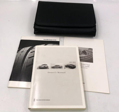 2014 Lincoln MKZ Owners Manual Set with Case OEM B02B44054