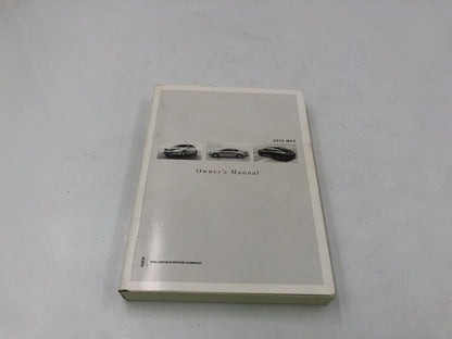 2014 Lincoln MKZ Owners Manual Set with Case OEM B02B44054