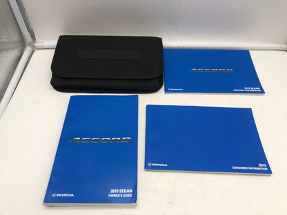 2019 Honda Accord Owners Manual Set with Case OEM C03B06003