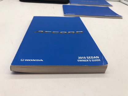 2019 Honda Accord Owners Manual Set with Case OEM C03B06003