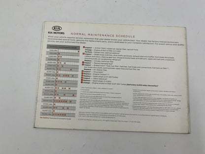 2012 Kia Optima Owners Manual Set with Case OEM E03B37067