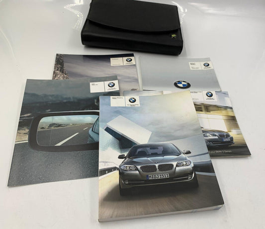 2011 BMW 550i Sedan Owners Manual Handbook Set with Case D02B08045