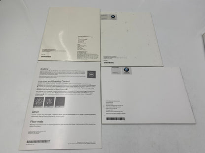 2011 BMW 550i Sedan Owners Manual Handbook Set with Case D02B08045