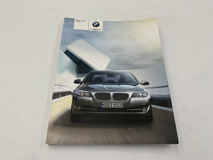 2011 BMW 550i Sedan Owners Manual Handbook Set with Case D02B08045