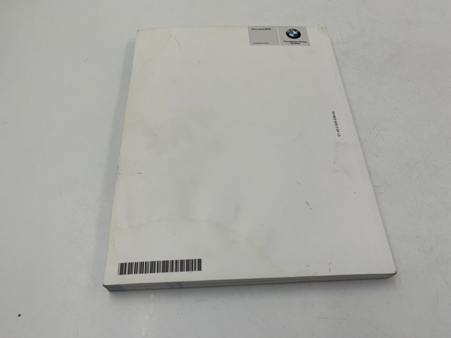 2011 BMW 550i Sedan Owners Manual Handbook Set with Case D02B08045