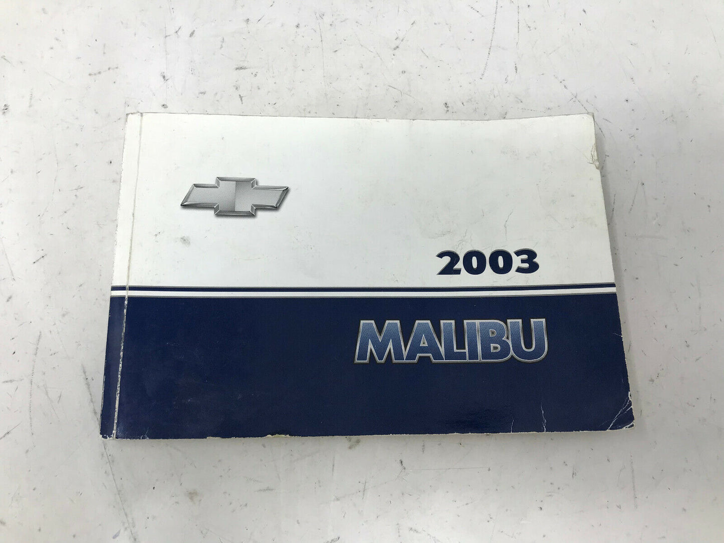 2003 Chevrolet Malibu Owners Manual OEM G04B45007