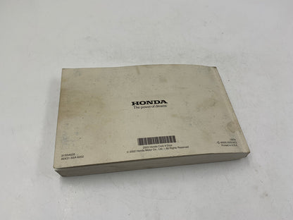 2003 Honda Civic Owners Manual OEM D03B36044