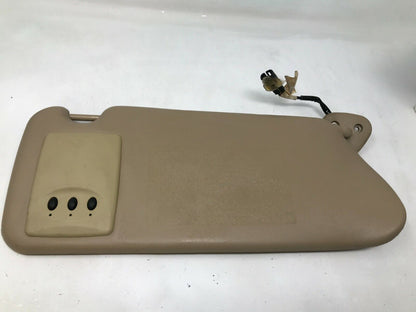 2003-2007 Cadillac CTS Driver Sun Visor Sunvisor Brown Illuminated OEM J02B11003