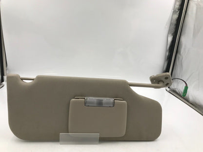 2010-2011 Ford Taurus Passenger Sun Visor Sunvisor Beige Illuminated F02B56063