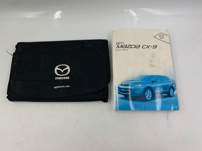 2011 Mazda CX-9 CX9 Owners Manual Handbook with Case OEM F01B54058