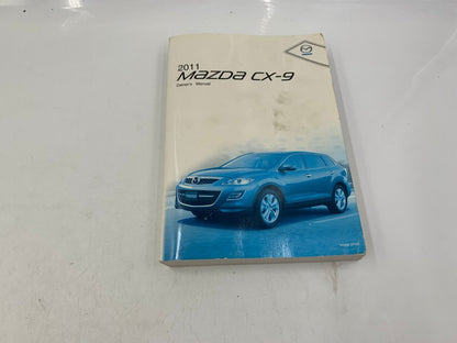 2011 Mazda CX-9 CX9 Owners Manual Handbook with Case OEM F01B54058