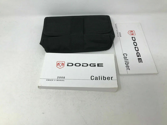 2008 Dodge Caliber Owners Manual Handbook Set with Case OEM G01B53008